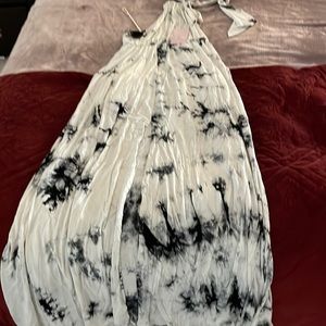 Halter top maxi dress